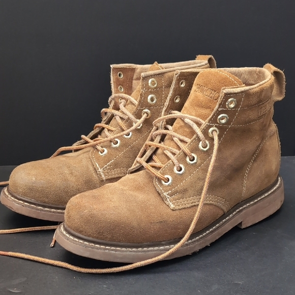 Honchos Other - Honchos Split Leather Upper Tan Steel Toe Work Boots,8.5 E.
